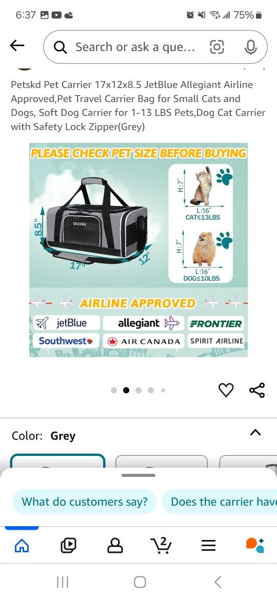 New PET CARRIER