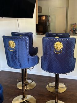 Navy Bar Stools