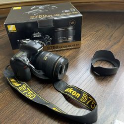 Nikon D750 FSLR With 24-120 4G VR Kit, Nikon 50mm F/1.8g AF-S Lens, Multipower Battery Pack MB-D16, Additional Battery, Wireless Remote Shutterrelease