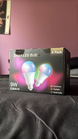 Smart Wi-Fi RGB LED Bulbs – Multicolor & Daylight White, App Controlled