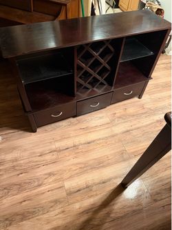 side table / buffet / wine bottle holder decor for homes