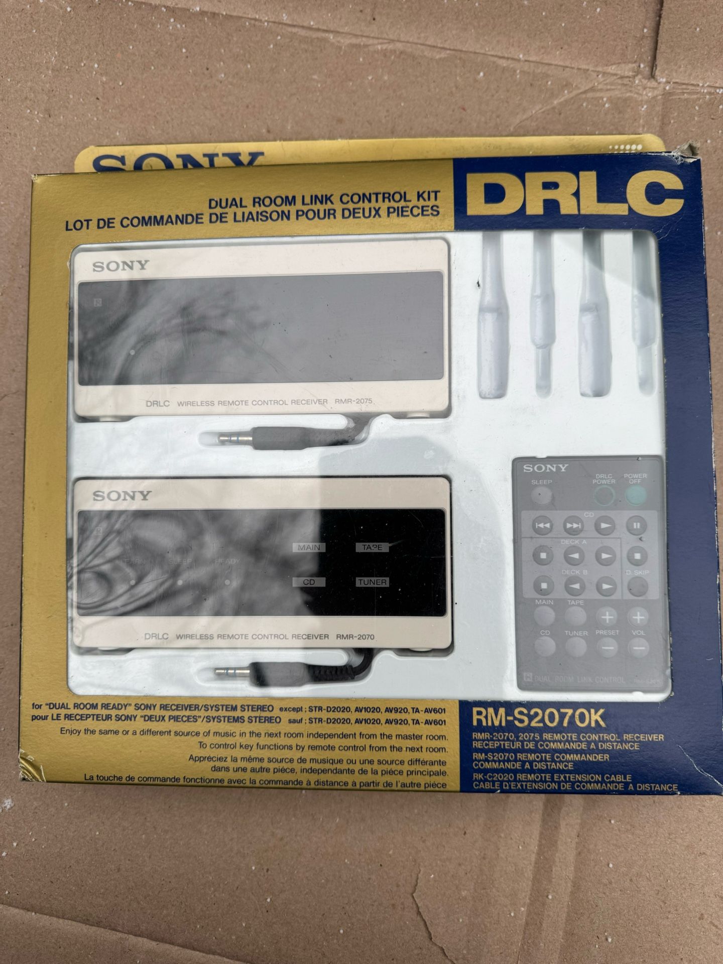 SONY DRLC Wireless Remote Control Receiver RMR-2070 RMR-2075 Remote RM-S2070