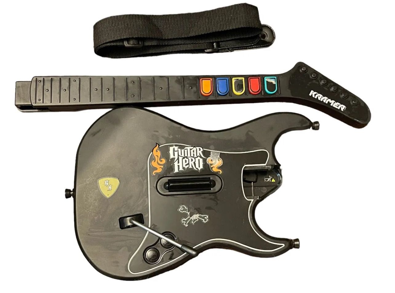 Guitar Hero Kramer Striker Guitar Redoctane Pre-Owned No Battery Cover