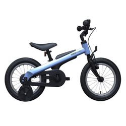 Segway Ninebot Kid’s Bike for Boys and Girls, 14 inch with Training Wheels, Blue