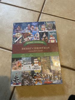 (1MC05) Merry Christmas 1000 pc Advent Calendar Jigsaw Puzzle