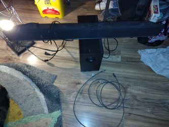 Vizio Sound Bar And Subwoofer 
