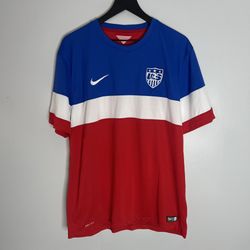 Nike USA National Team 2014 Soccer Jersey Mens XL Bomb Pop USMNT Football