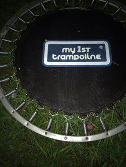 My 1st trampoline