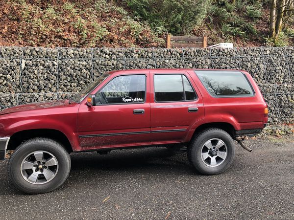 91 Toyota 4runner For Sale In Issaquah WA OfferUp