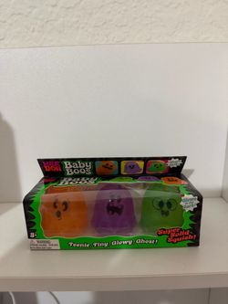 Nee Doh Baby Boos Glow in the Dark Squish Toys 3-Pack
