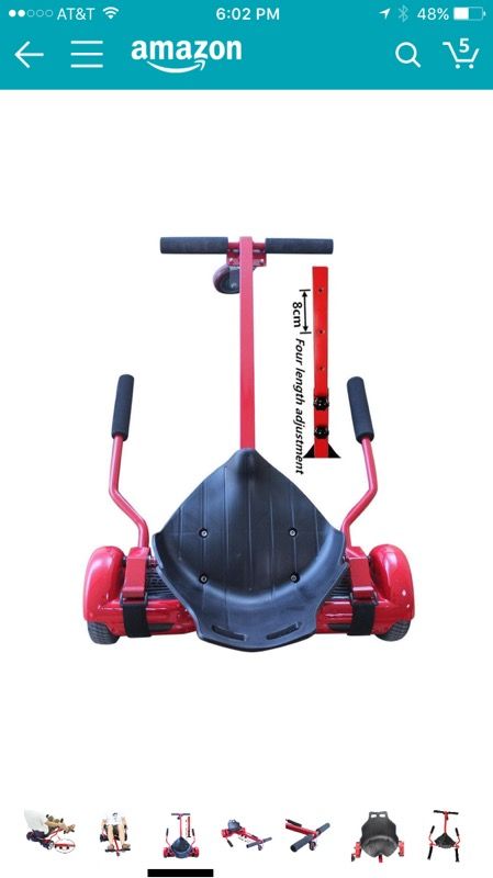 Hoover board attachment