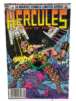 1982 Marvel Comic Hercules Prince Of Power No. 1