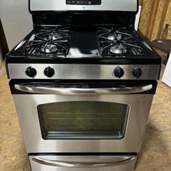 Stove Gas GE Stainless Steel 2 Months Warranty 