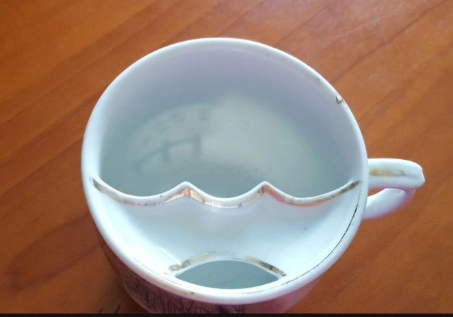 Antique Moustache Cup