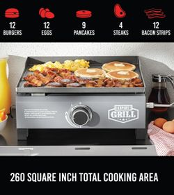 Expert Grill 1-Burner Tabletop Propane Gas Griddle