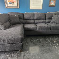 Brand New Lane 2pc Sable Black Sectionals