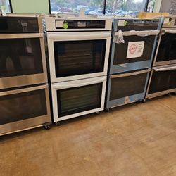 Frigidaire 30 Inch Wide Electric Double Wall Oven White
