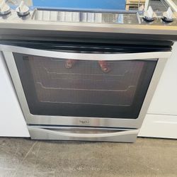 whirlpool stainless steel stove 