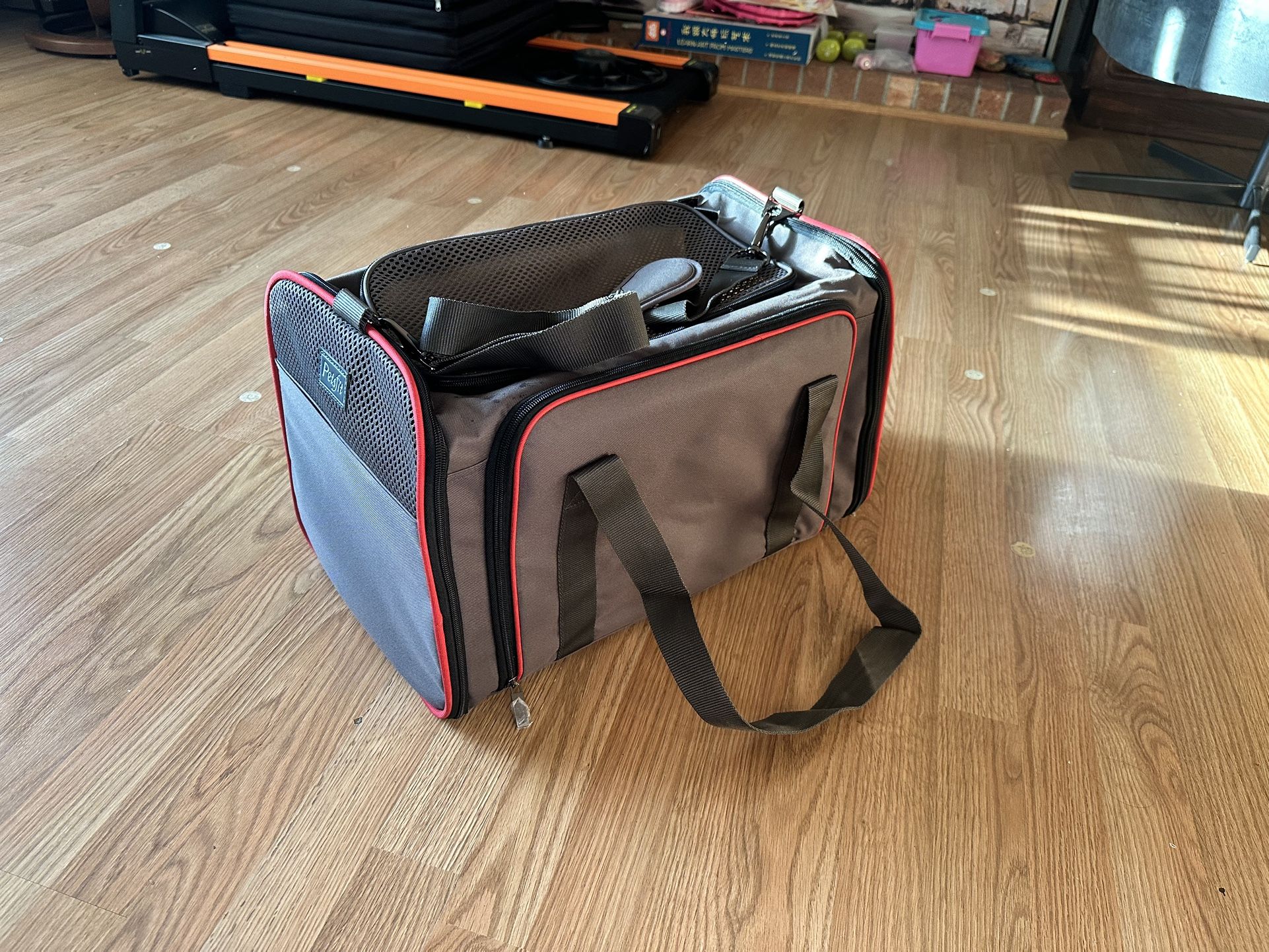Pet soft-sided expandable carrier