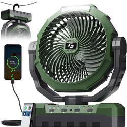 Portable Camping Fan - Ventilador Portátil Para Acampar 