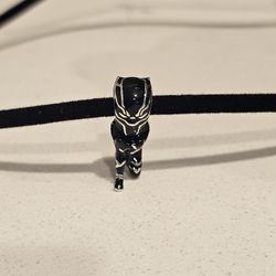 S925 Sterling Silver Black Panther Charm, Charms For Pandora Bracelet 