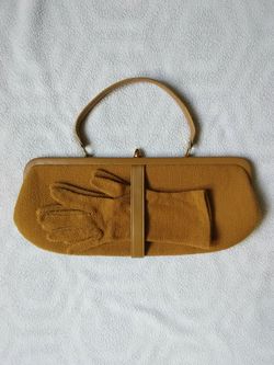 Vintage Clutch purse and gloves