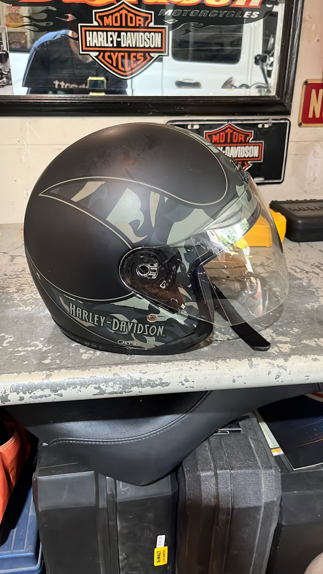 Harley Davidson Camo Helmet