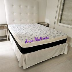 NEW QUEEN PILLOW TOP MATTRESS AND BOX SPRING