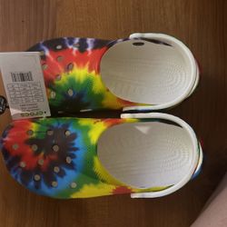 Crocs Brand New Tie Dye Color 