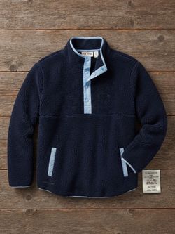 Navy Fleece L/XL Pullover