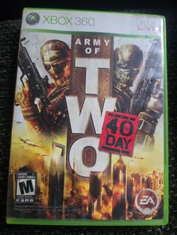 Xbox 360 Army of two 40 Days