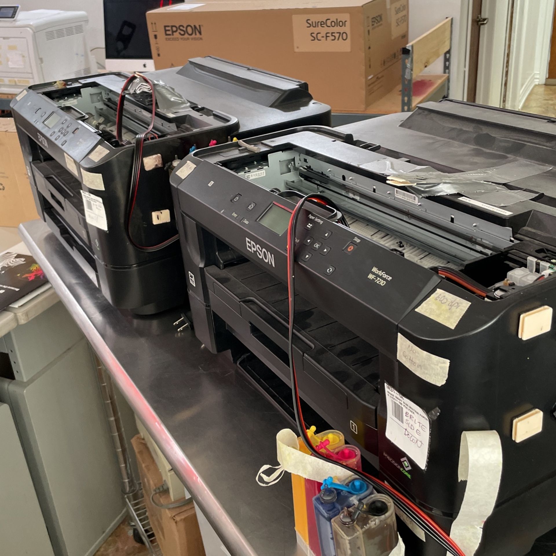 2 Epson Workforce WF-7210 Printers
