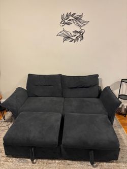 🔥 BRAND NEW 85" Sleeper Sofa Bed w/ USB Charging | Original Boxes | Must Sell