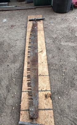 Two man lumber jack saw