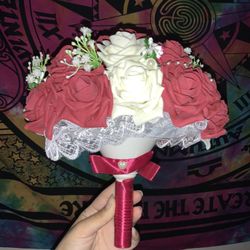 Red And White Bouquet 