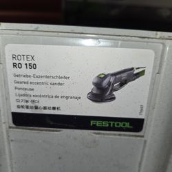 Festool RO 150 POWERFUL Sander With Tons Of Extra Diamond Sanding Pads