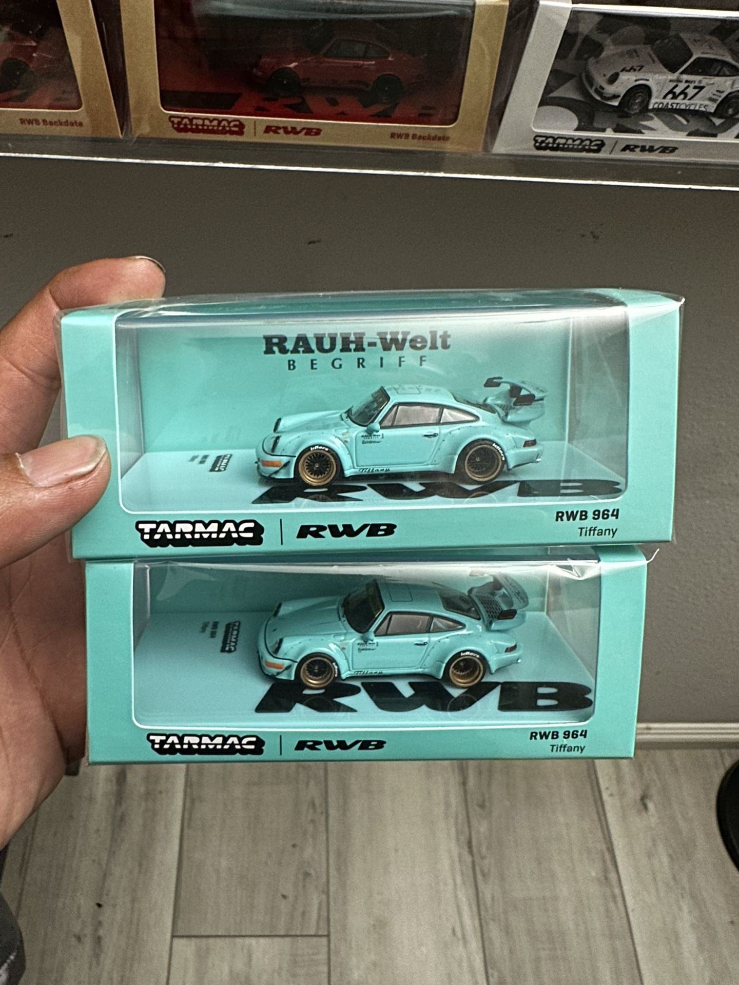 1:64 tarmac works rwb tiffany