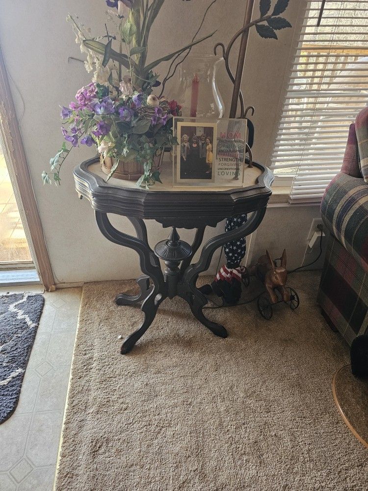 Marble Top Antique Table