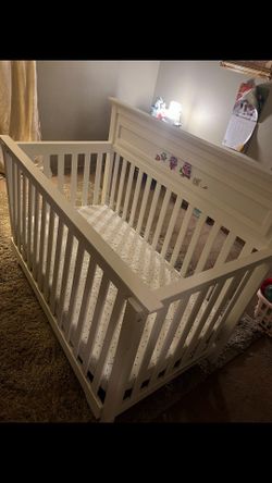 Wood White crib : cuna blanca de madera