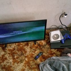PS3 With Knockoff Controller And 5 Games