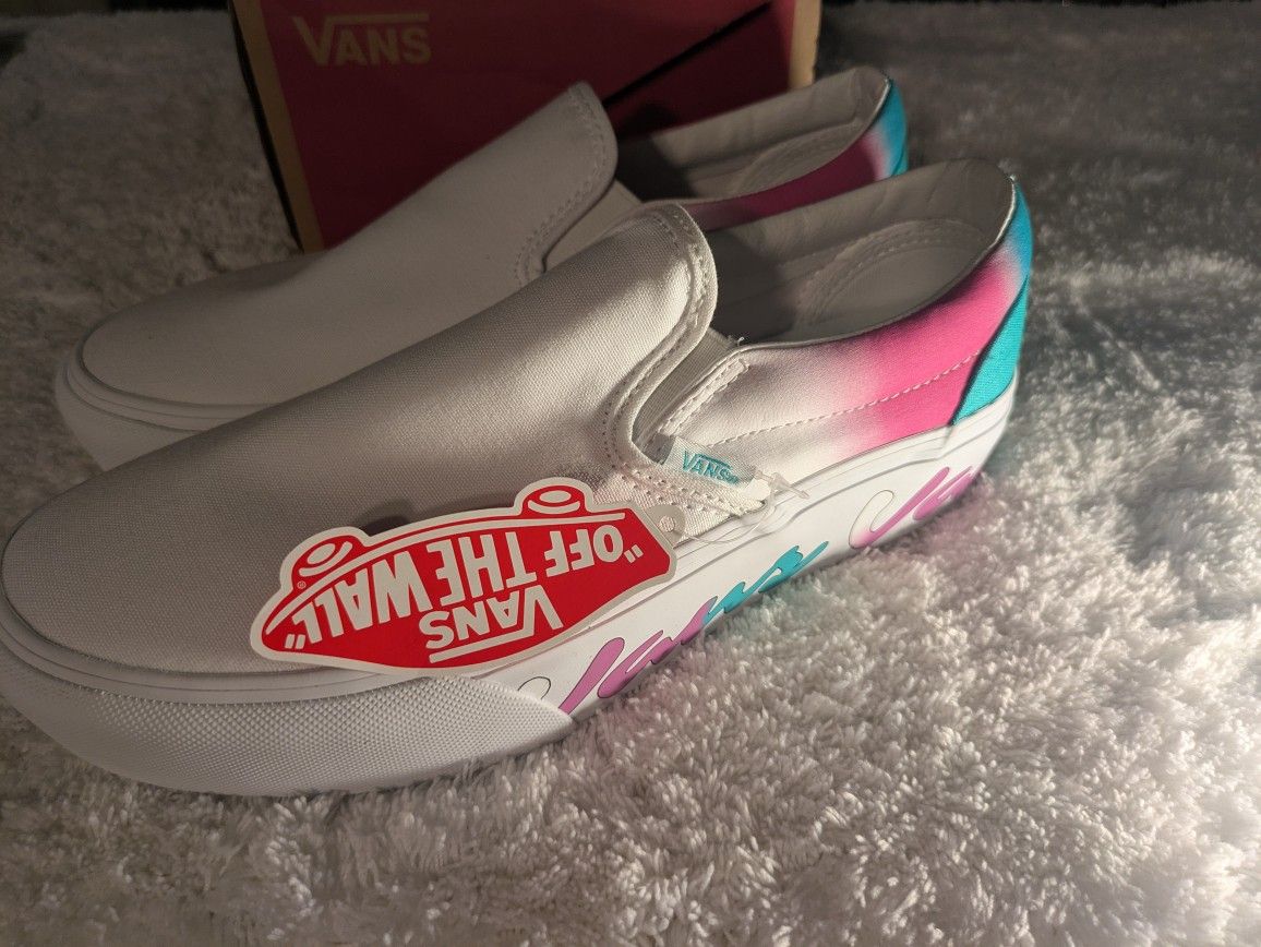 Vans slip on sneakers