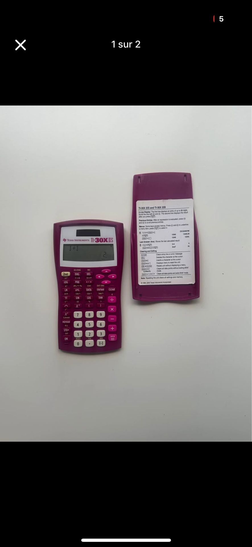 Scientific Calculator Calculatora Científica TI30X IIS