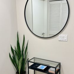 36” Mirror And 24” Console Table