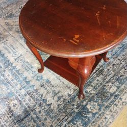 Wooden table 22" need to be refurbished pickup only cash