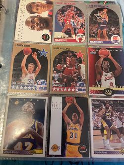 Vintage NBA Basketball Cards Lot of 9