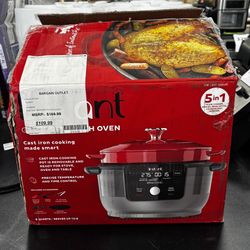 Instant Brands Electric Red Dutch Oven