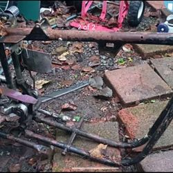 1967 Harley Davidson Iron Head frame