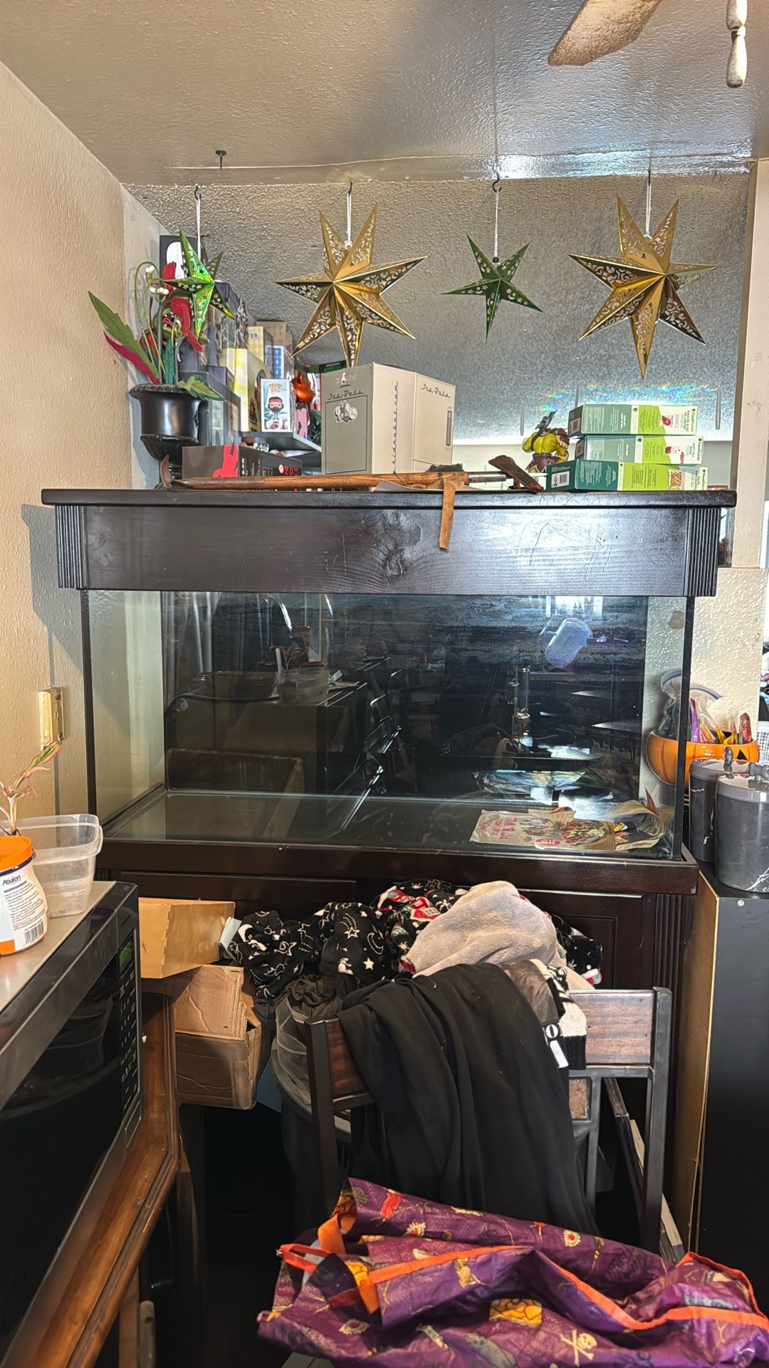 80 Gallon Aquarium W/stand And Canopy