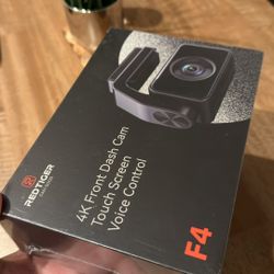 4K Car Dash cam, Front Only, Brand New