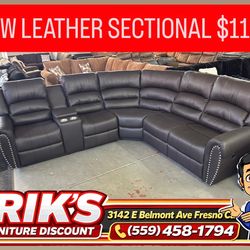 New sectional recliner
